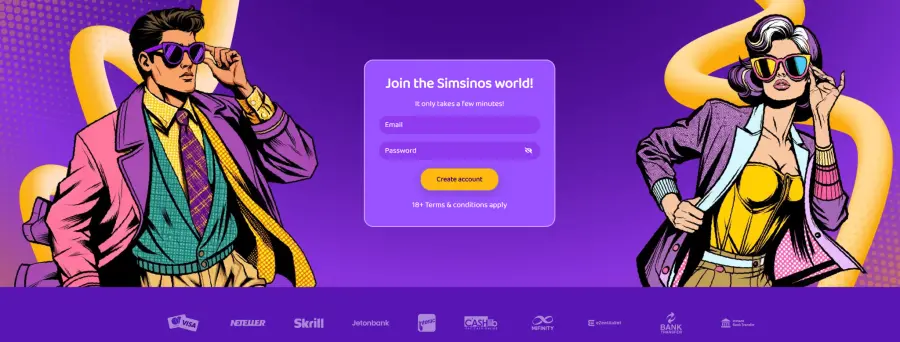 Simsinos casino online