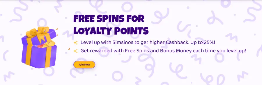 Simsinos casino review